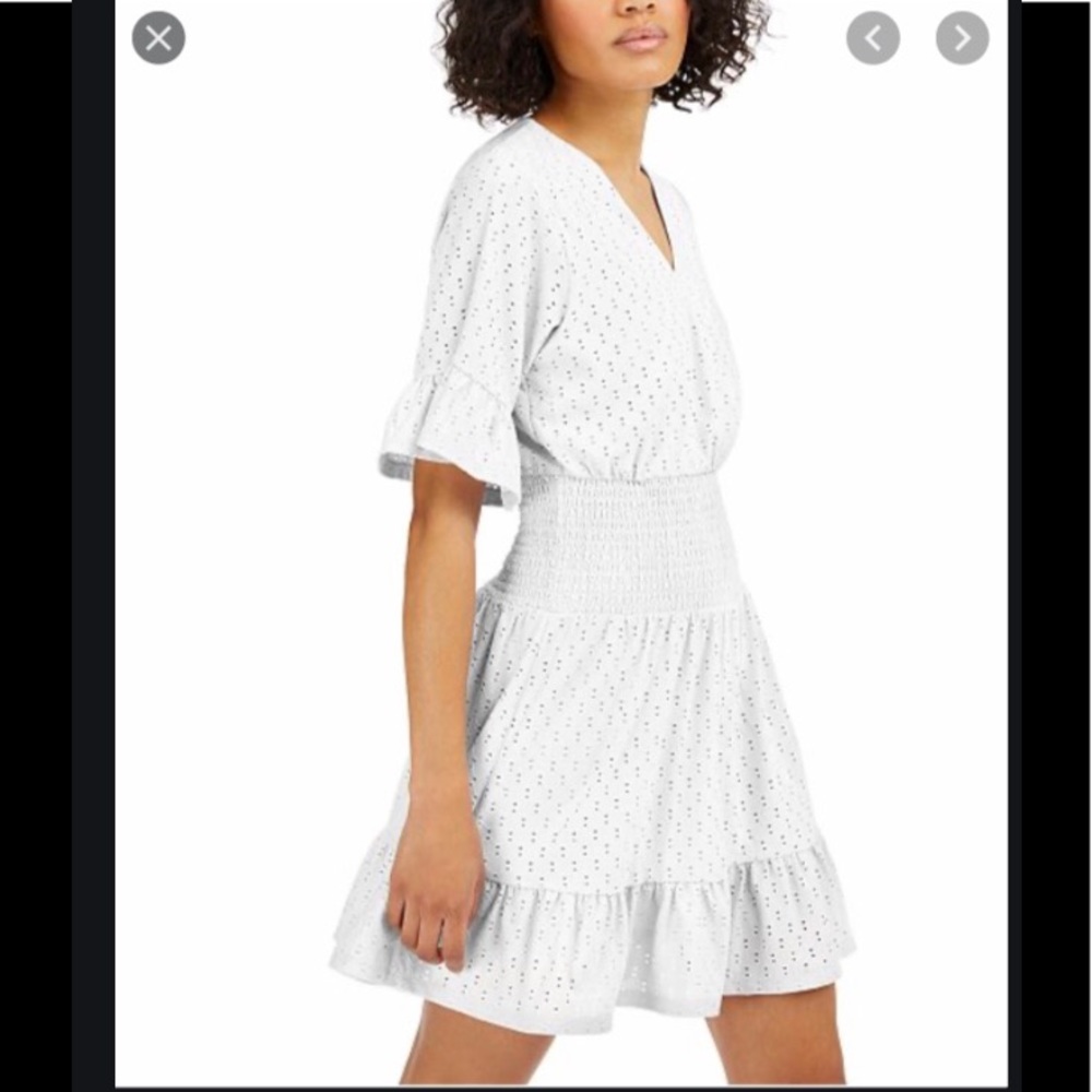 Michael by MK Eyelet Mini Dress - Picture 3 of 8